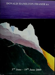 50 Years Of Painting Donald Hamilton Fraser Ra Fraser Donald Hamilton