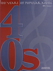 100 Years Of Popular Music 40s Volume 2 Carol Cuellar