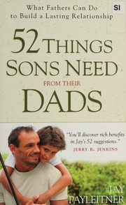 52 Things Sons Need From Their Dads Payleitner Jay K
