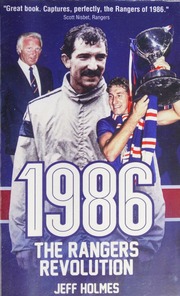 1986 The Rangers Revolution Holmes Jeff Author