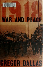 1918 War And Peace Dallas Gregor
