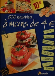 200 Recettes ã Moins De 4 Euros French Edition Collectif