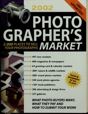 2002 Photographers Market 2000 Places To Sell Your Photographs Poehner