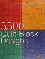 5500 Quilt Block Designs Malone Maggie 1942
