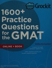 1600 Practice Questions For The Gmat Online Book Grockit Firm