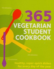 365 Vegetarian Student Cookbook Vijayakar Sunil Author