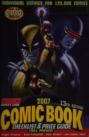 2007 Comic Book Checklist Price Guide 1961present Comics Buyers Guide 13 Edition Thompson