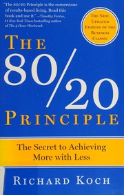 The 8020 Principle The Secret Of Achieving More With Less Rev And Updated Ed Koch