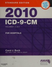 2010 Icd9cm For Hospitals Volumes 1 2 3 Standard Ed Buck