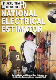 2010 National Electrical Estimator Tyler Marc C