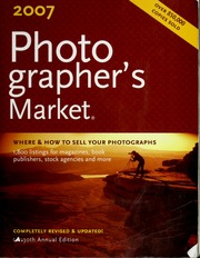 2007 Photographers Market 30 Revised Edition Poehner Donna Oconnell