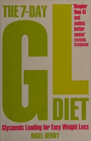 The 7day Gl Diet Glycaemic Loading For Easy Weight Loss Denby