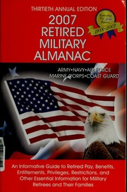 2007 Retired Military Almanac 30th Annual Ed Hunter Ronald S
