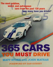 365 Cars You Must Drive Stone Matthew L 1958 Matras John 1949