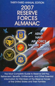 2007 Reserve Forces Almanac 33 Annual Edition Hunter Ronald S