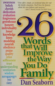 26 Words That Will Improve The Way You Do Family Seaborn Dan