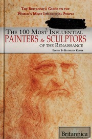 The 100 Most Influential Painters Sculptors Of The Renaissance None 1st Ed None