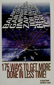 175 Ways To Get More Done In Less Time Cottrell David 1953