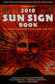 2010 Sun Sign Book Your Monthly Horoscopes Llewellyn