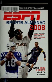 2008 Espn Sports Almanac 1st Ed Brown Gerry Morrison Michael