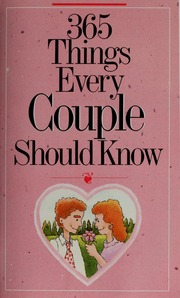 365 Things Every Couple Should Know Fields Doug