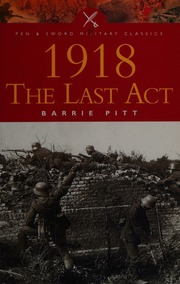 1918 The Last Act Pitt Barrie