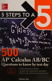 500 Ap Calculus Abbc Questions To Know By Test Day Anaxos Inc