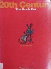 The 20th Century The Rock Era Otab Edition Hal Leonard Corp