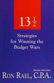 13 12 Strategies For Winning The Budget Wars Ron Rael