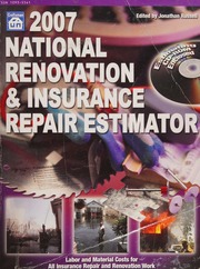 2007 National Renovation Insurance Repair Estimator Russell
