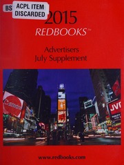 2015 Redbooks Advertisers July Supplement Various