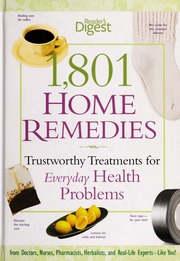 1801 Home Remedies Trustworthy Treatments For Everyday Health Problems Readers Digest Australia