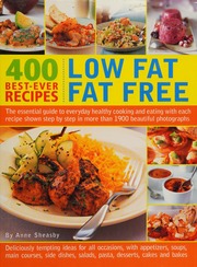 400 Bestever Recipes Low Fat Fat Free Sheasby Anne Editor