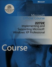 2272c Implementing And Supporting Microsoft Windows Xp Professional Microsoft Corporation