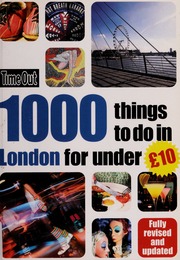 1000 Things To Do In London For Under 10 None None None