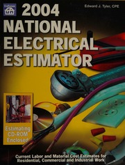 2004 National Electrical Estimator Bkcdrom Edition Tyler Edward J