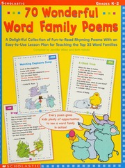 70 Wonderful Word Family Poems Wilen Jennifer Handa Beth