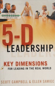 5d Leadership Key Dimensions For Leading In The Real World Campbell