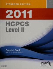 2011 Hcpcs Level Ii Buck Carol J American Medical Association