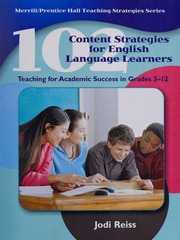 102 Content Strategies For English Language Learners Teaching For Academic Success In Grades 312 Reiss