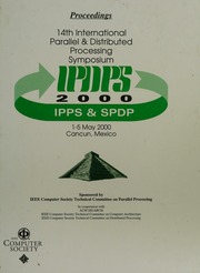 14th International Parallel And Distributed Processing Symposium Proceedings Ipdps 2000 15 May 2000 Cancun Mexico Ipdps Conference 2000 Cancbun
