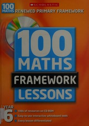100 Maths Framework Lessons Year 6scottish Primary 7 Davis