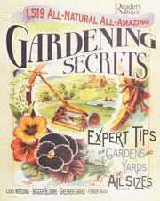 1519 Allnatural Allamazing Gardening Secrets Expert Tips For Gardens And Yards Of All Sizes Readers Digest Association