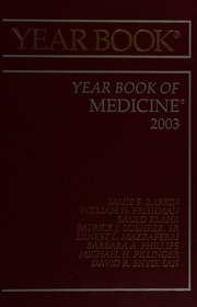 2003 Yearbook Of Medicine Rev Ed Edition Barkin James S