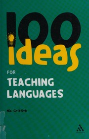 100 Ideas For Teaching Languages Griffith Nia