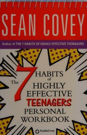 The 7 Habits Of Highly Effective Teenagers Personal Workbook Covey