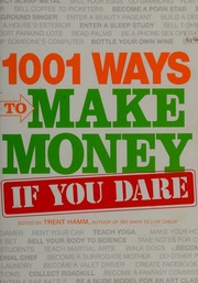 1001 Ways To Make Money If You Dare Hamm Trent
