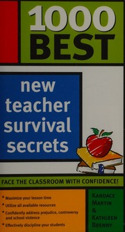 1000 Best New Teacher Survival Secrets Brenny Kathleen Martin
