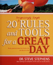 20 Surprisingly Simple Rules And Tools For A Great Day None Stephens