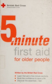 5minute First Aid For Older People British Red Cross Society